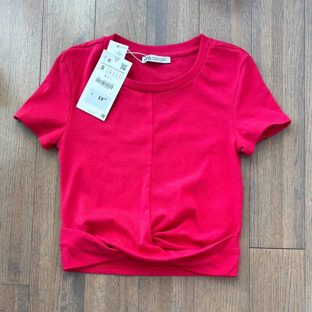 Zara Fuchsia Short Sleeve Tee